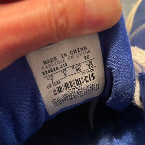 Vintage Y2K Nike Air Max Bizness 2008 High Top Shoe Blue Mens 7 Sneakers 324824 - Picture 14 of 14